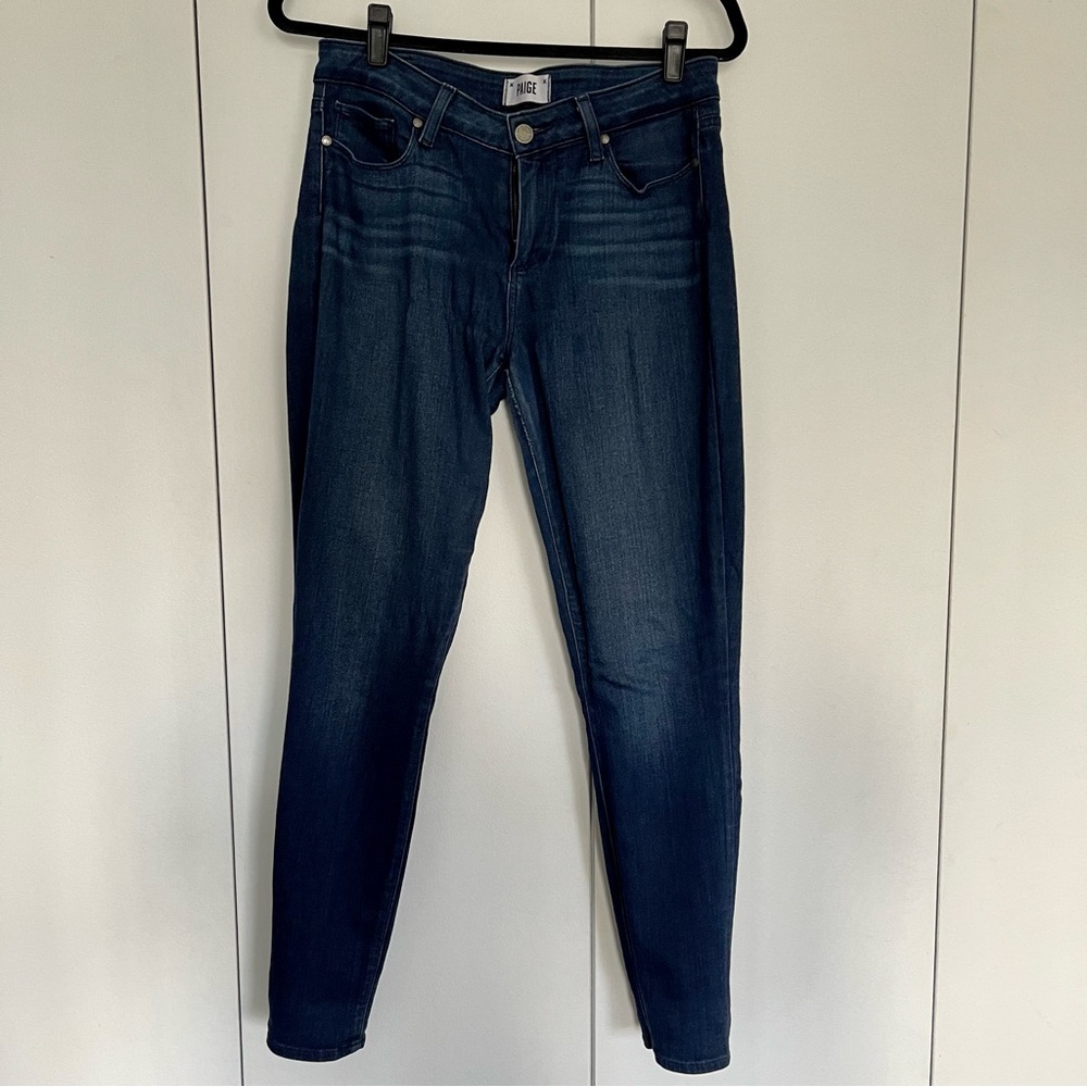 Make an offer! PAIGE Women's Deep Indigo Skinny Jeans dark denim size 30 ankle